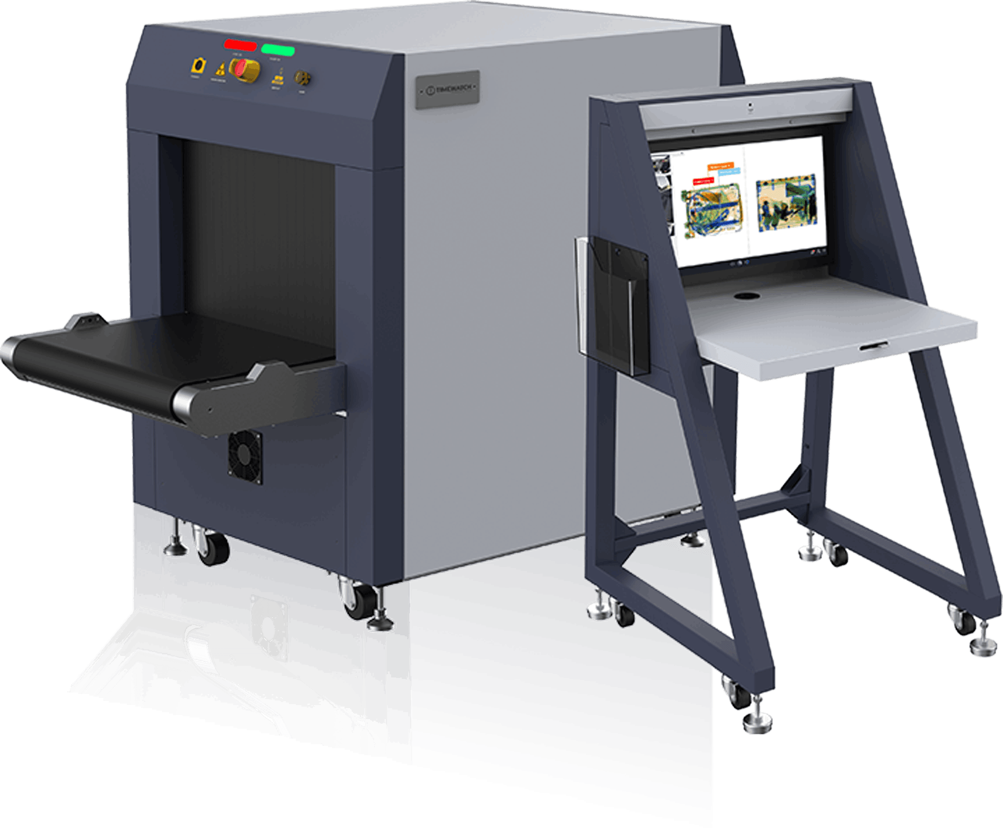 AI based X-ray baggage scanner for security screening