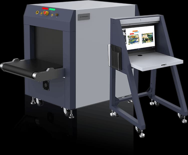 AI based X-ray baggage scanner for security screening